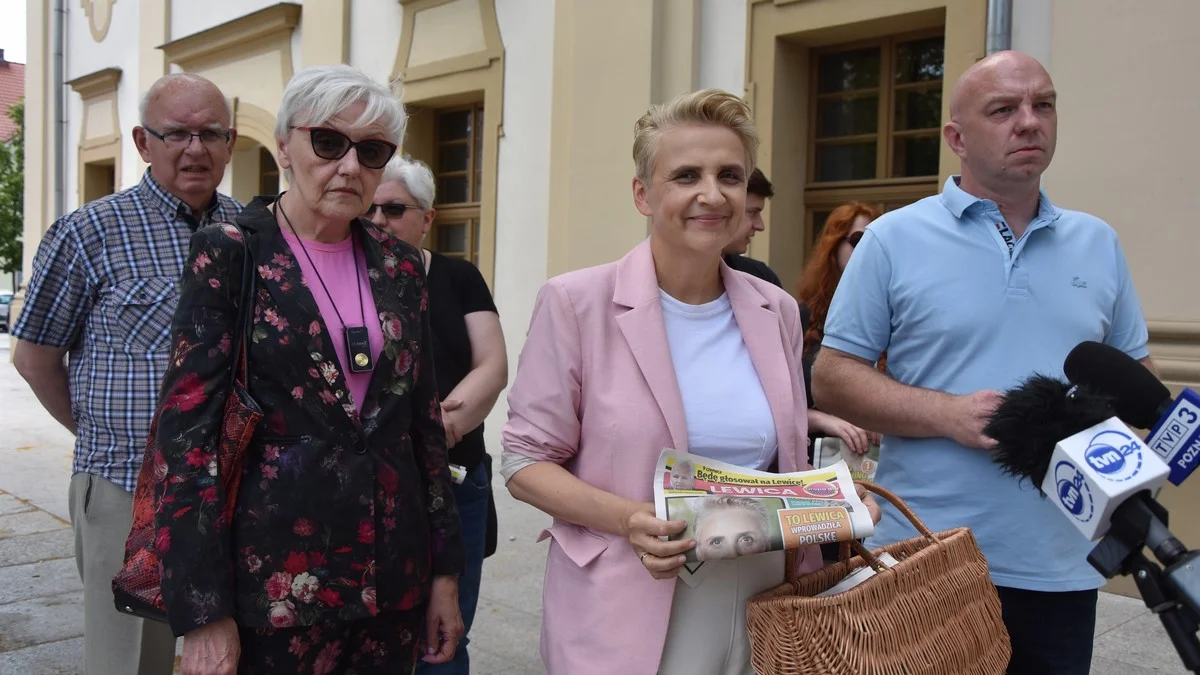 Joanna Scheuring-Wielgus w Rawiczu. Rozmawiała z mieszkańcami i odpowiadała na pytania dziennikarzy [ZDJĘCIA] - Zdjęcie główne