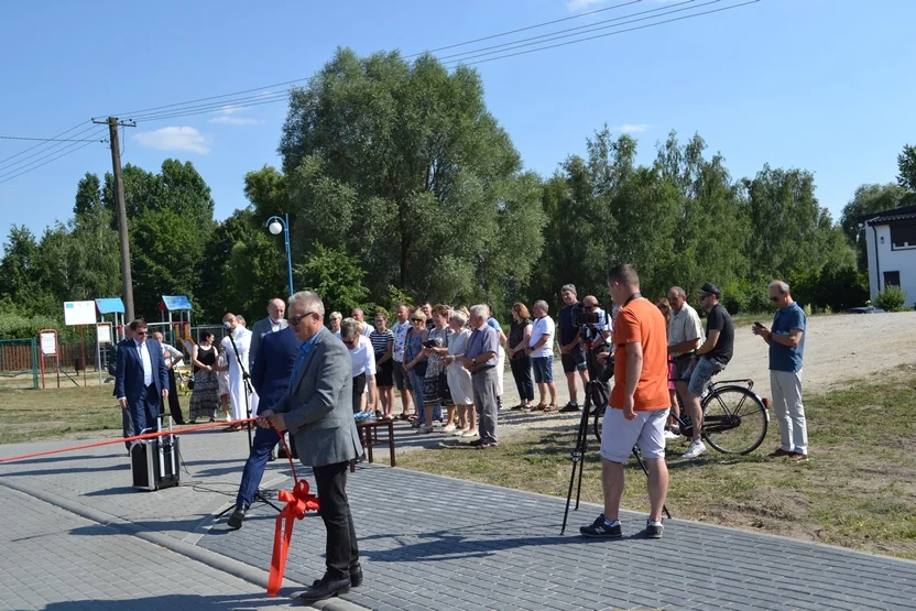 Otwarcie ul. Wodnej w Gizałkach