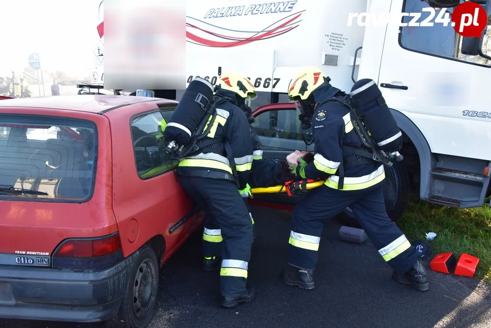 Ćwiczenia służb w Sarnowie i Rawiczu