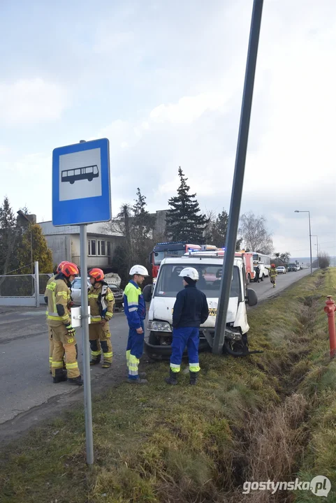 Zderzenie auto-lawety ze skodą w Sikorzynie