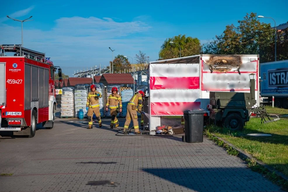 Pożar Food Truck`a