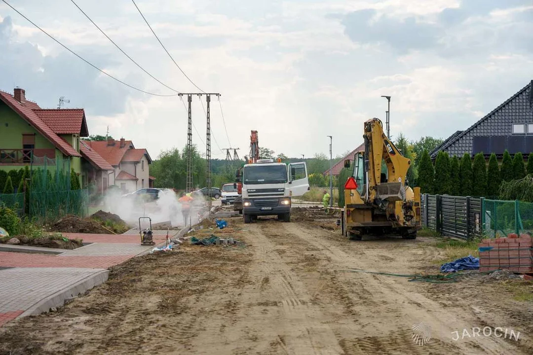 Przebudowa dróg w gminie Jarocin