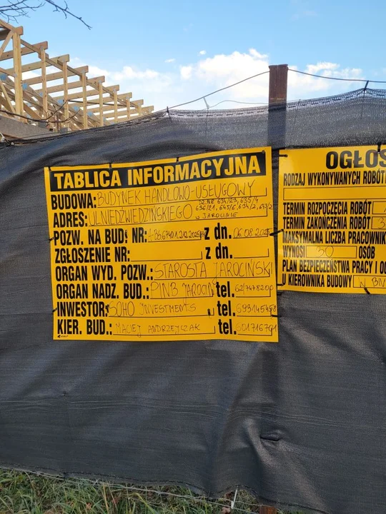 Budowa nowej "Biedronki" w Jarocinie