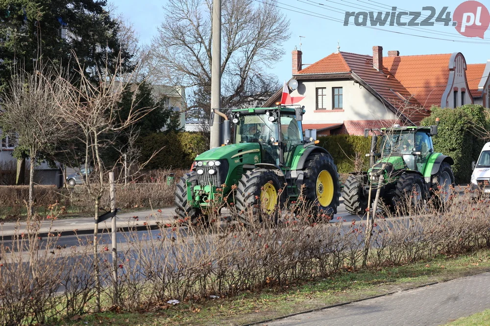 Protest rolników w Rawiczu