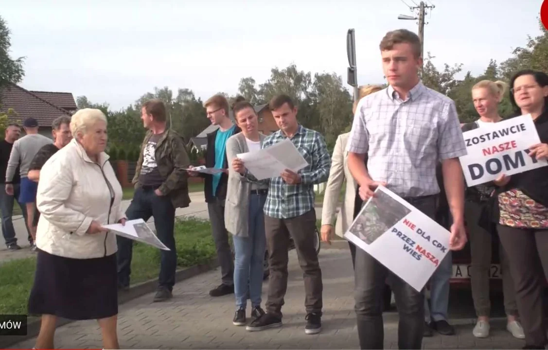 Protest przeciwko CPK - Roszków