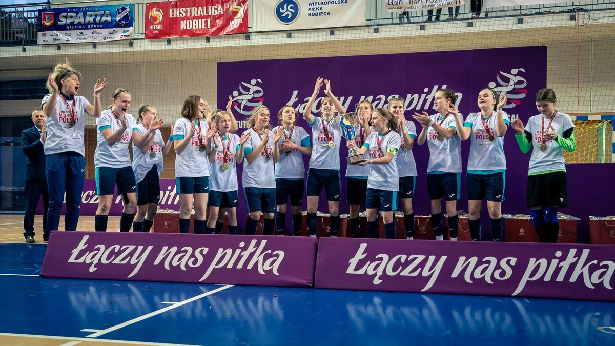 Młodzieżowe Mistrzostwa Polski w futsalu U-15 w Poznaniu. Zwycięstwo Sparty Miejska Górka