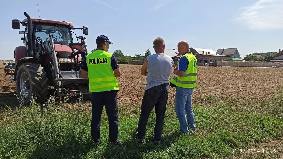 Powiat krotoszyński. Niebezpieczne żniwa. Policjanci apelują do rolników - Zdjęcie główne