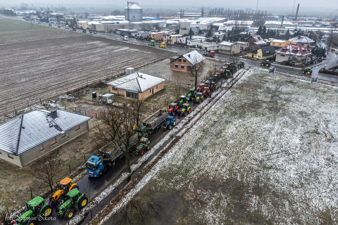 Protest rolników w powiecie krotoszyńskim