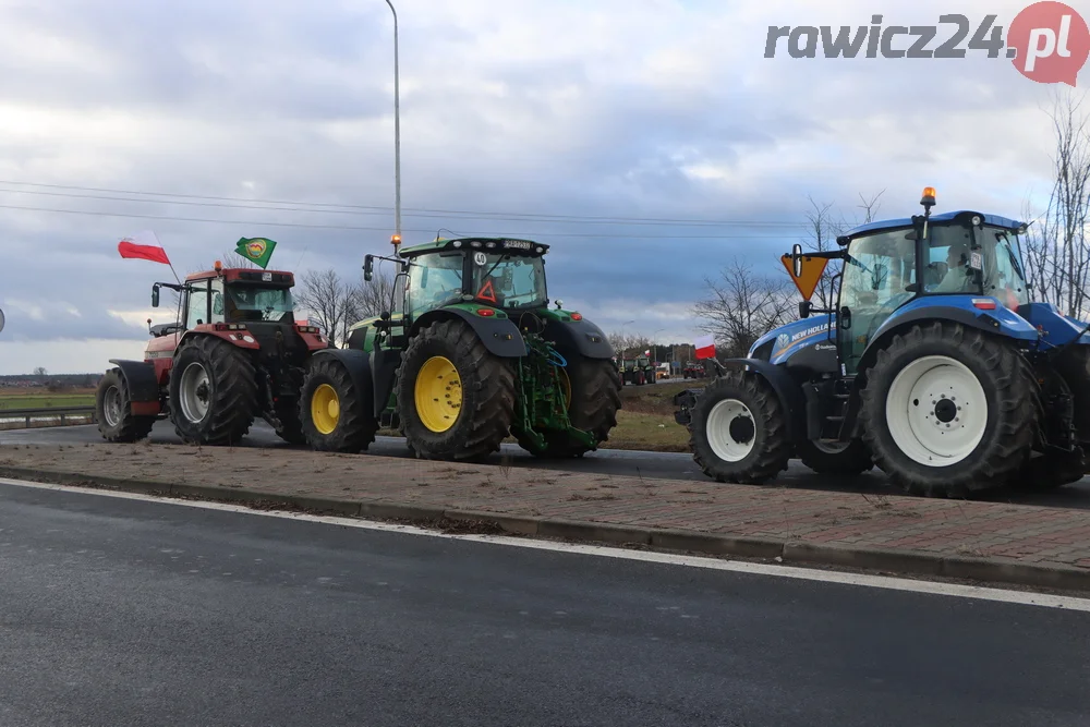 Rolnicy przejechali z gminy Miejska Górka do Rawicza i z powrotem