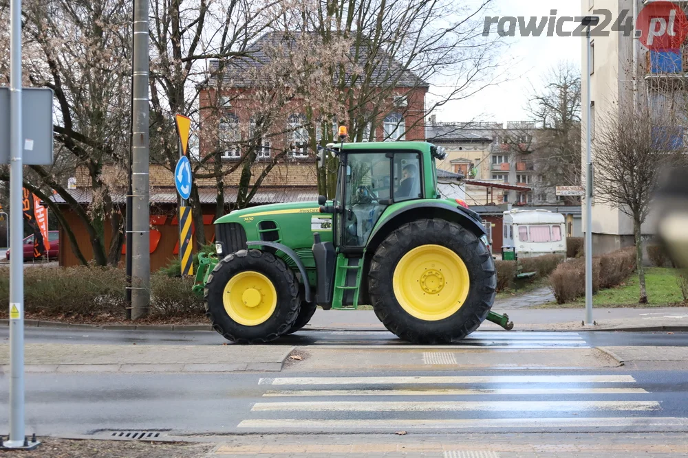 Protest rolników w Rawiczu