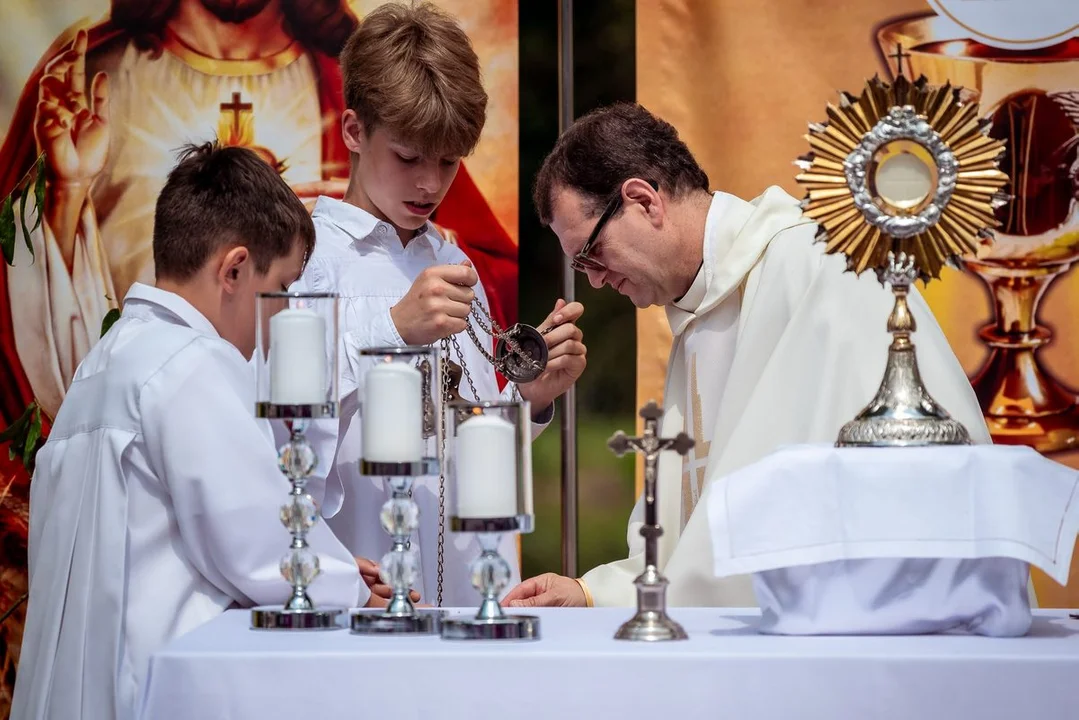 Procesja Bożego Ciała w Domachowie