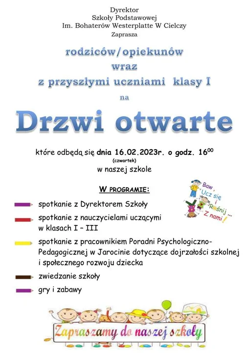 Dzrzwi otwarte w placówkach gminy Jarocin