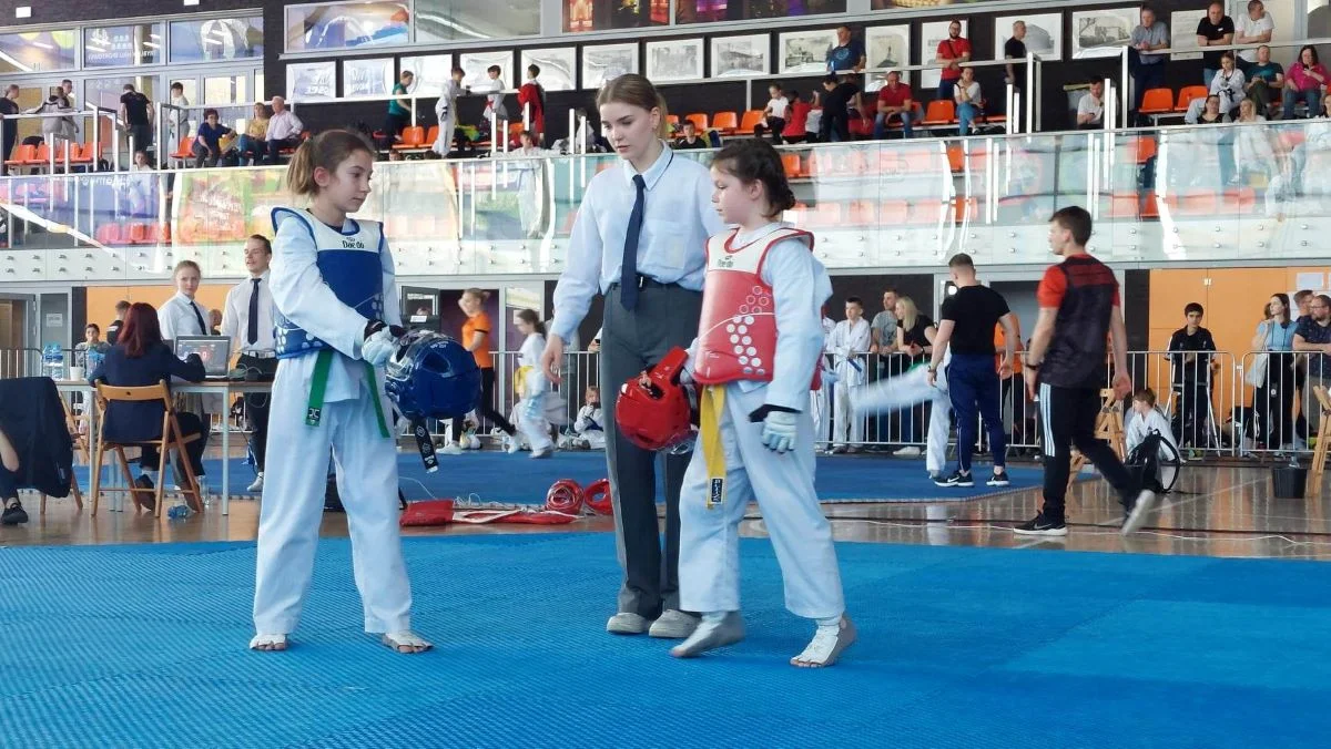 Reprezentanci UKS-u Tornado Jarocin na II Turnieju Grand Prix Wielkopolski w taekwondo olimpijskim