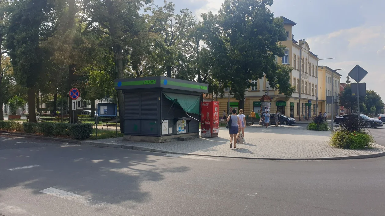 Kiosk na plantach w Rawiczu