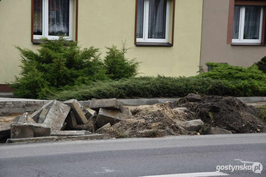 Przebudowa chodnika przy ul. Poznańskiej (DW 434) w Gostyniu