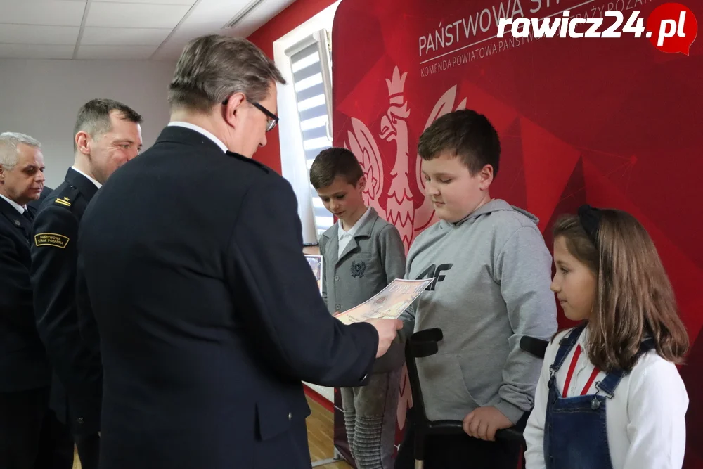 Finał powiatowy Ogólnopolskiego Turnieju Wiedzy Pożarniczej „Młodzież Zapobiega Pożarom”