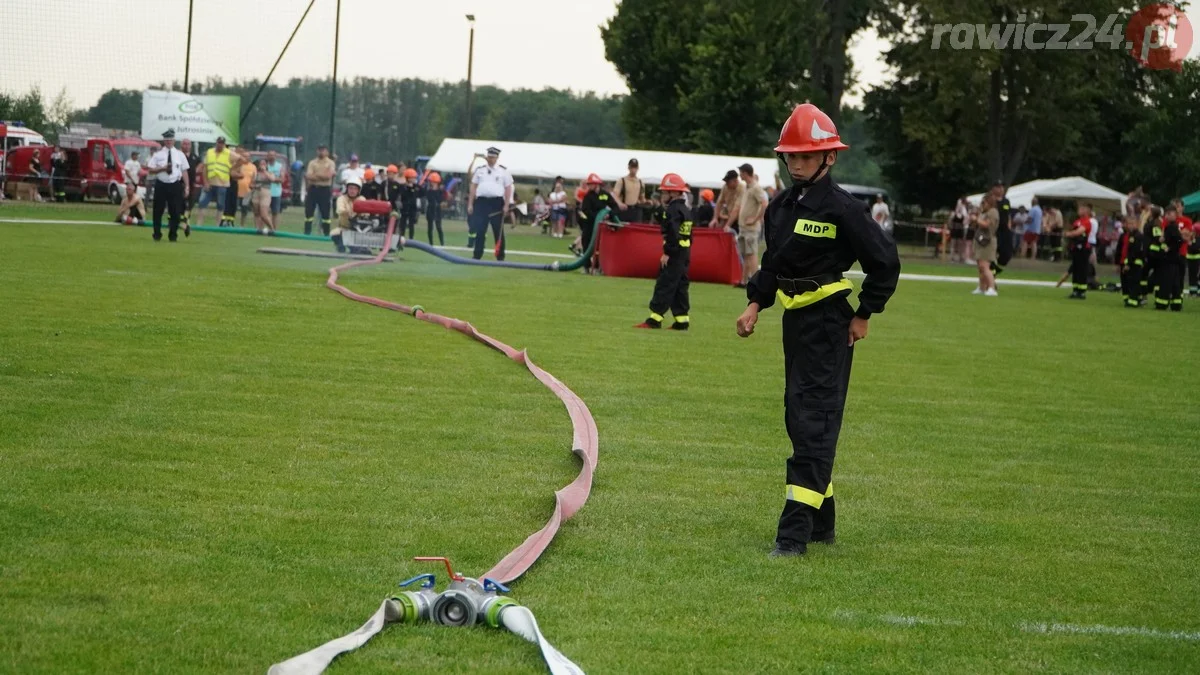 Ćwiczenie bojowe i podsumowanie Gminnych Zawodów Sportowo-Pożarniczych w Jutrosinie