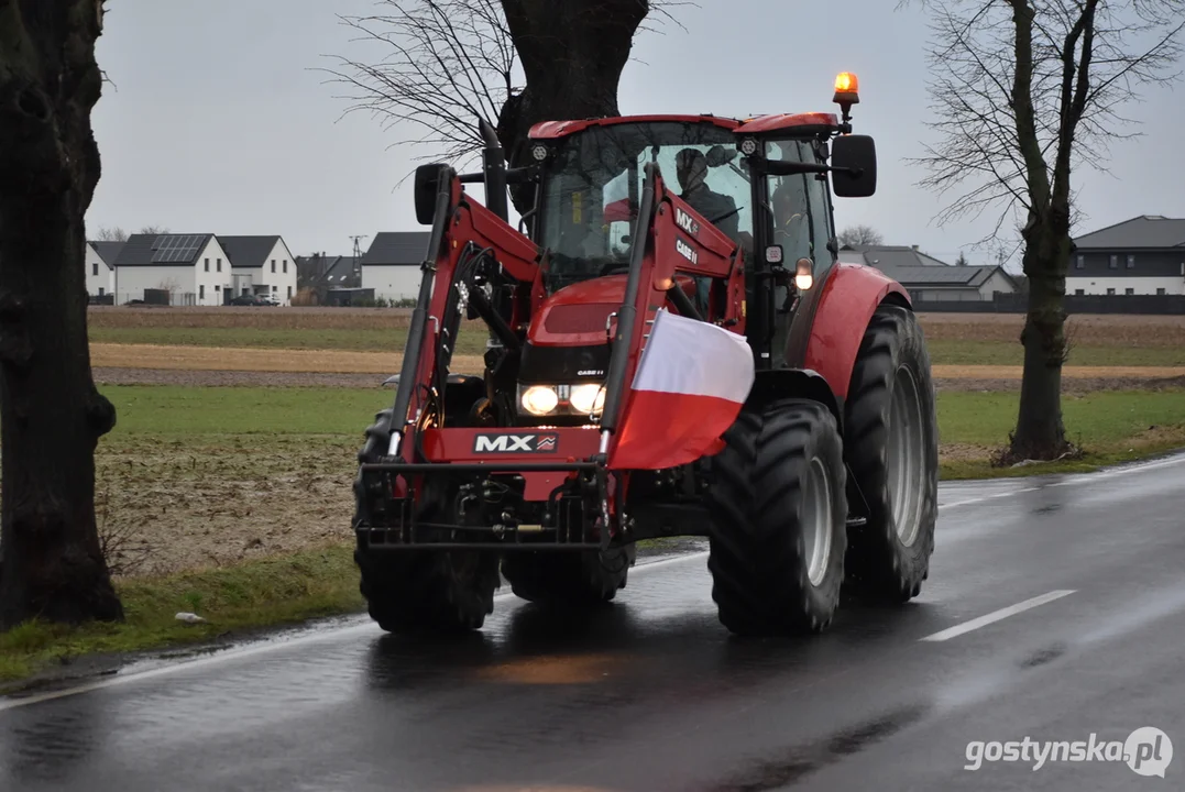 Drugi protest rolników z terenu powiatu gostyńskiego 2024