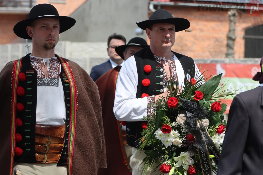 Delegacje na ceremonii pogrzebowej śp. Kazimierza Chudego