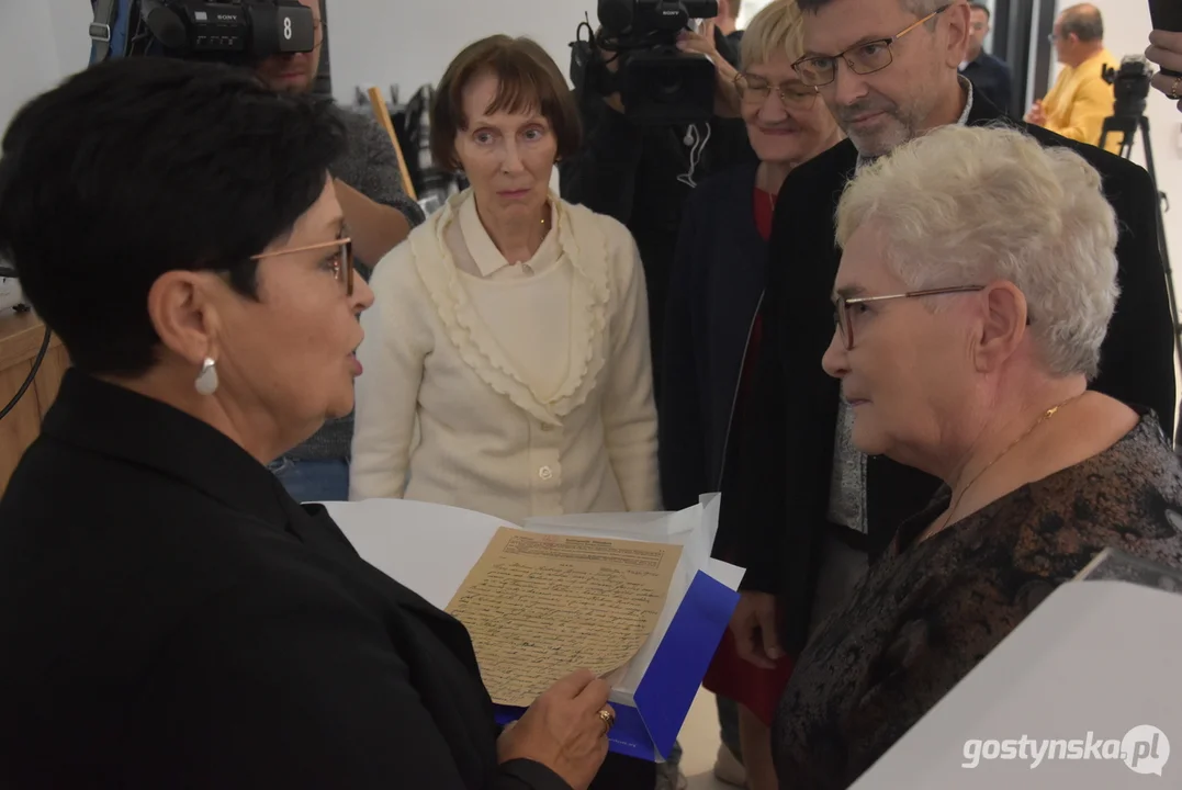 Przekazanie listu pożegnalnego rodzinie Józefa Jankowiaka z Pępowa straconego przez nazistów w Niemczech w 1943 roku
