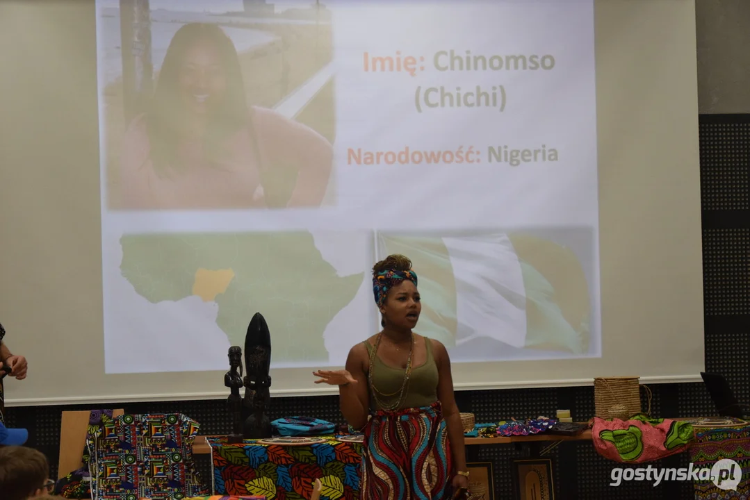 Warsztaty "Spotkanie z Afryką" z Nigeryjką Chinomso "Chichi" Garcarek w Krobi