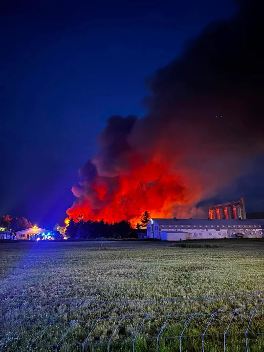 Pożar fermy drobiu w powiecie śremskim
