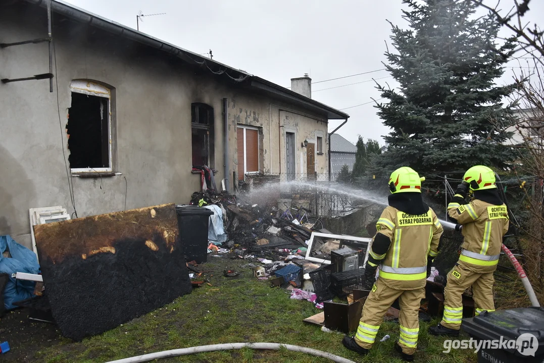 Pożar mieszkania w Szelejewie Drugim