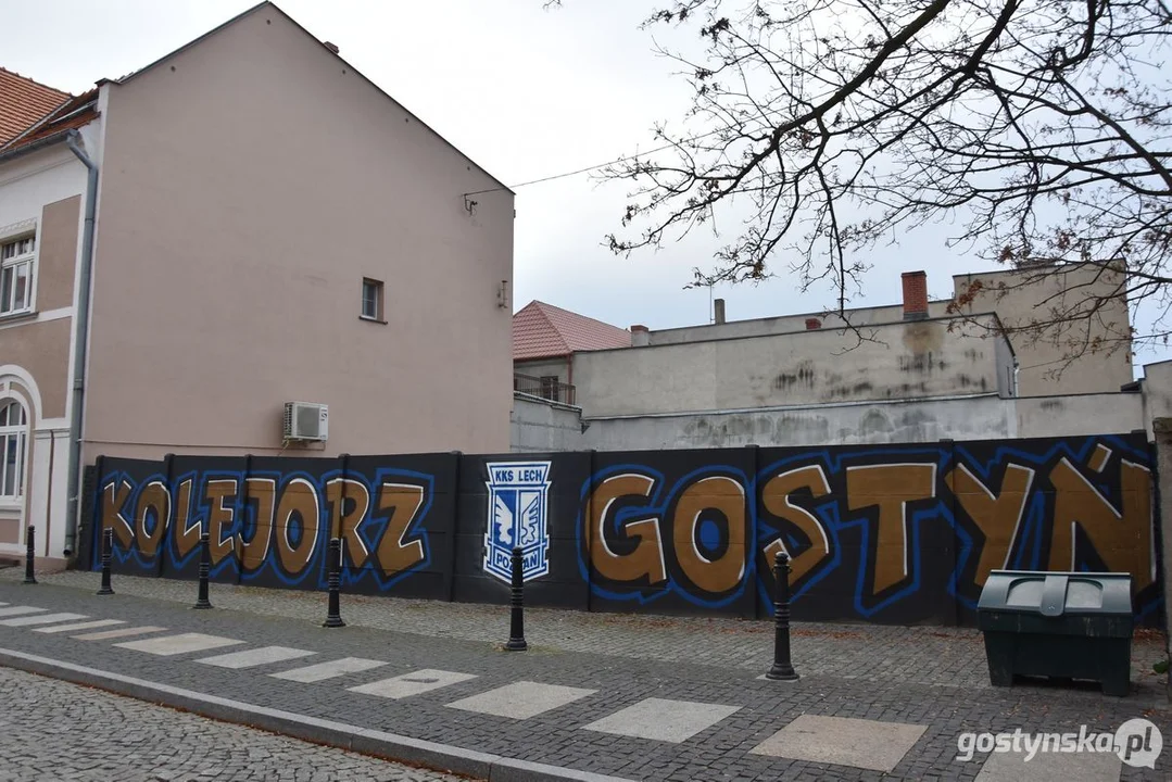 Mural w Gostyniu przy ul. Kościelnej