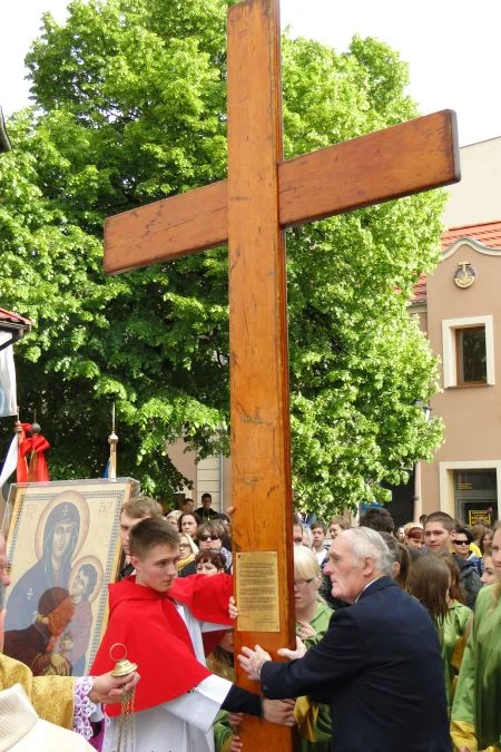 Symbole Światowych Dni Młodzieży w Jarocinie (2014)