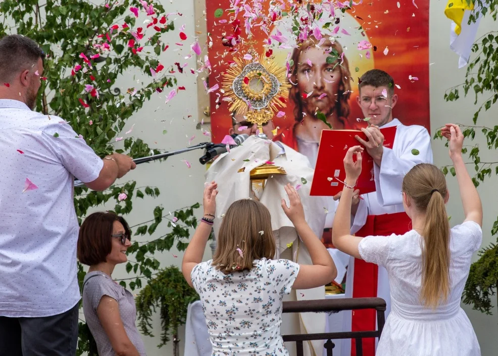 Procesja Bożego Ciała w Choczu