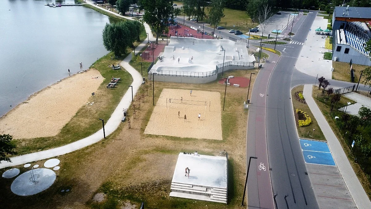 Krotoszyńskie Błonie z lotu ptaka