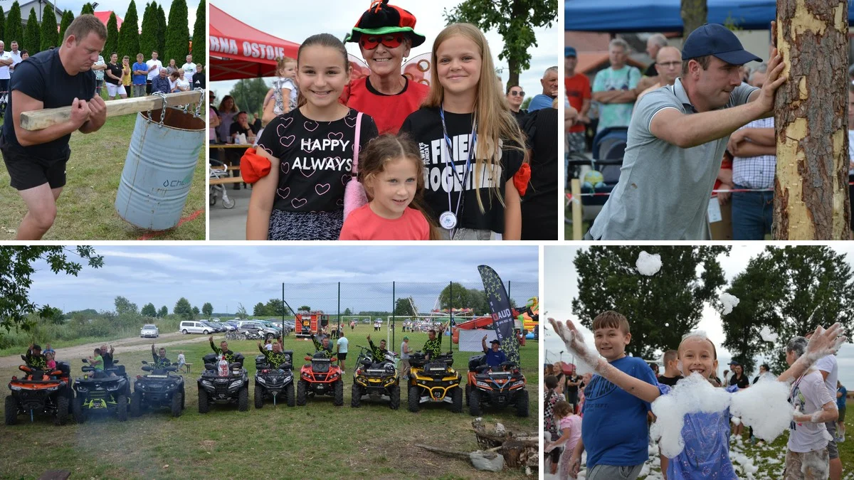 Piknik sportowy w Ostojach. Amatorski strongman, występy artystyczne i piana party  [ZDJĘCIA] - Zdjęcie główne