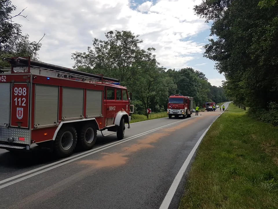 Tragiczny wypadek pod Dziadkowem - 21.06.2019 r.