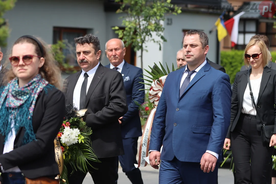 Delegacje na ceremonii pogrzebowej śp. Kazimierza Chudego