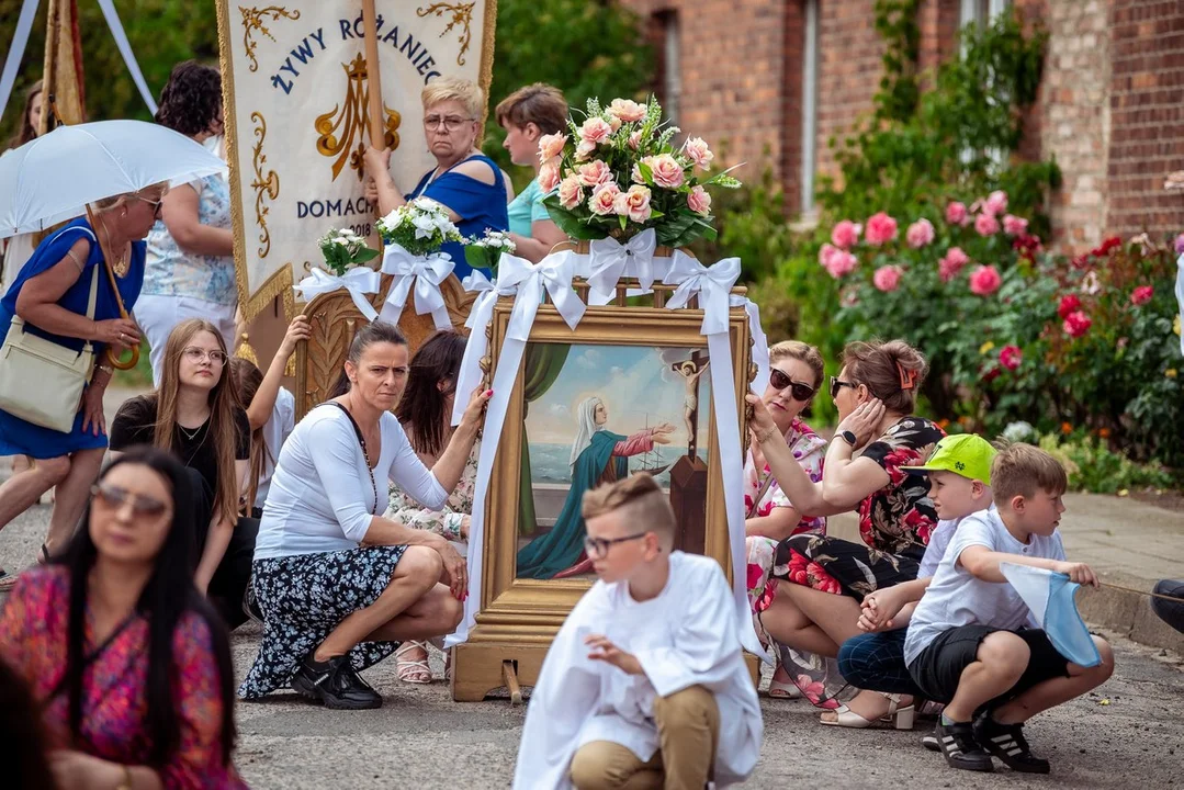 Procesja Bożego Ciała w Domachowie