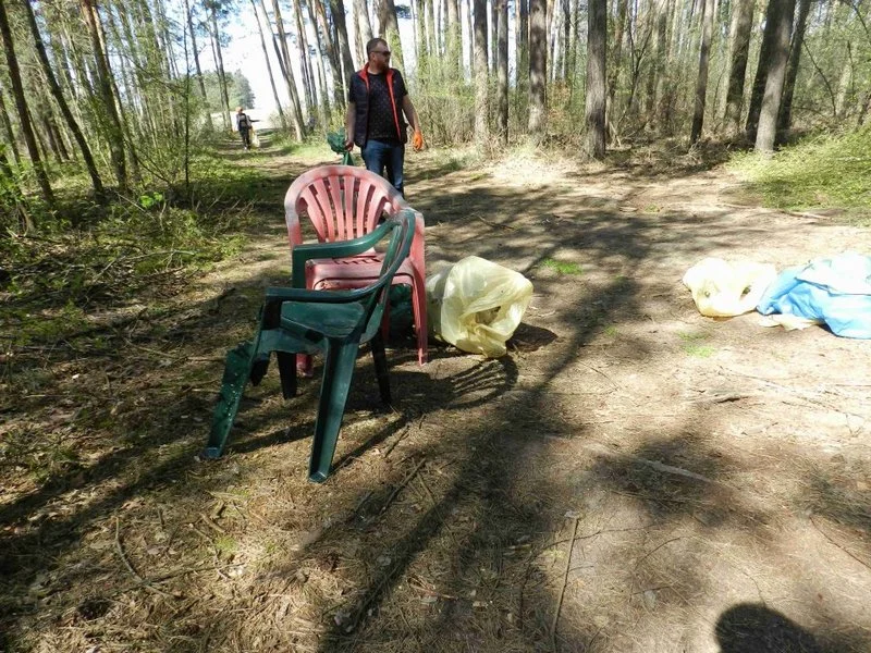 Akcja "Idziemy do lasu po śmieci" w Krotoszynie