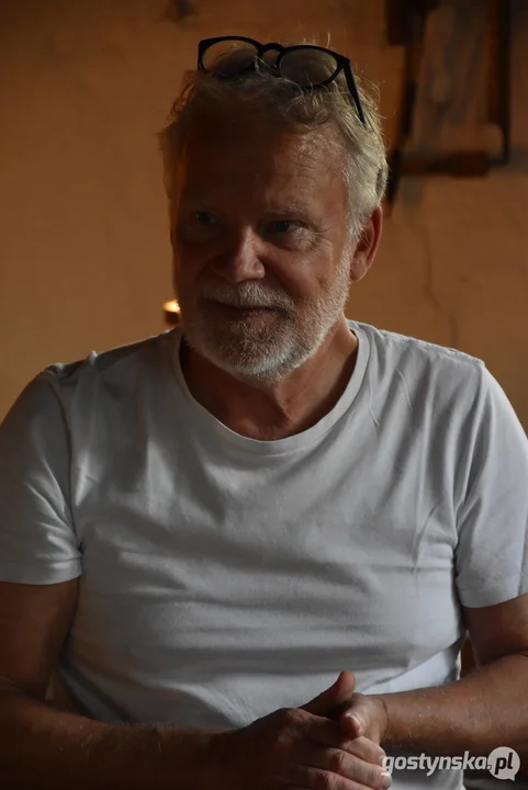 Martin Widmark w Muzeum Stolarstwa i Biskupizny w Krobi