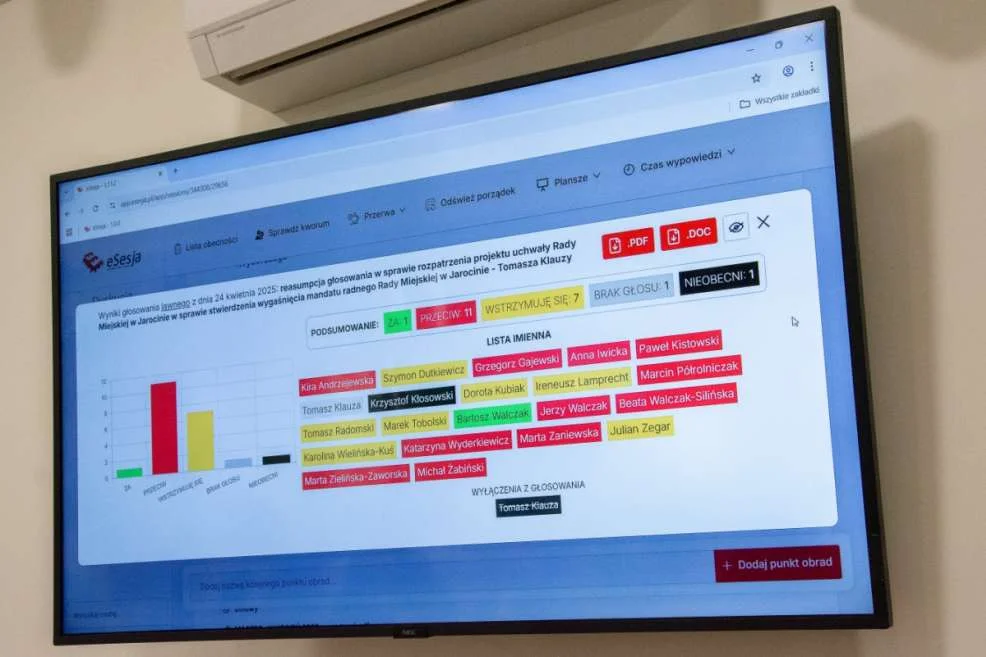 Sytuacja jarocińskiego PWiK-u na sesji Rady Miejskiej w Jarocinie