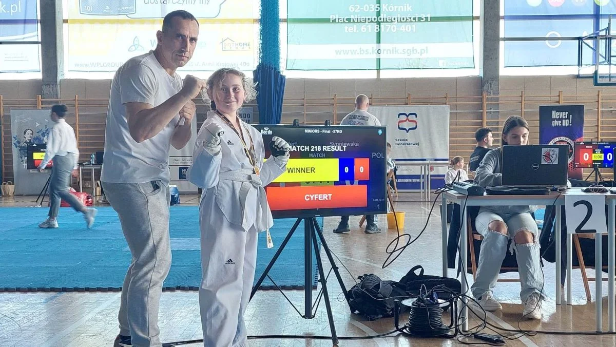 Reprezentanci UKS-u Tornado Jarocin na II Turnieju Grand Prix Wielkopolski w taekwondo olimpijskim