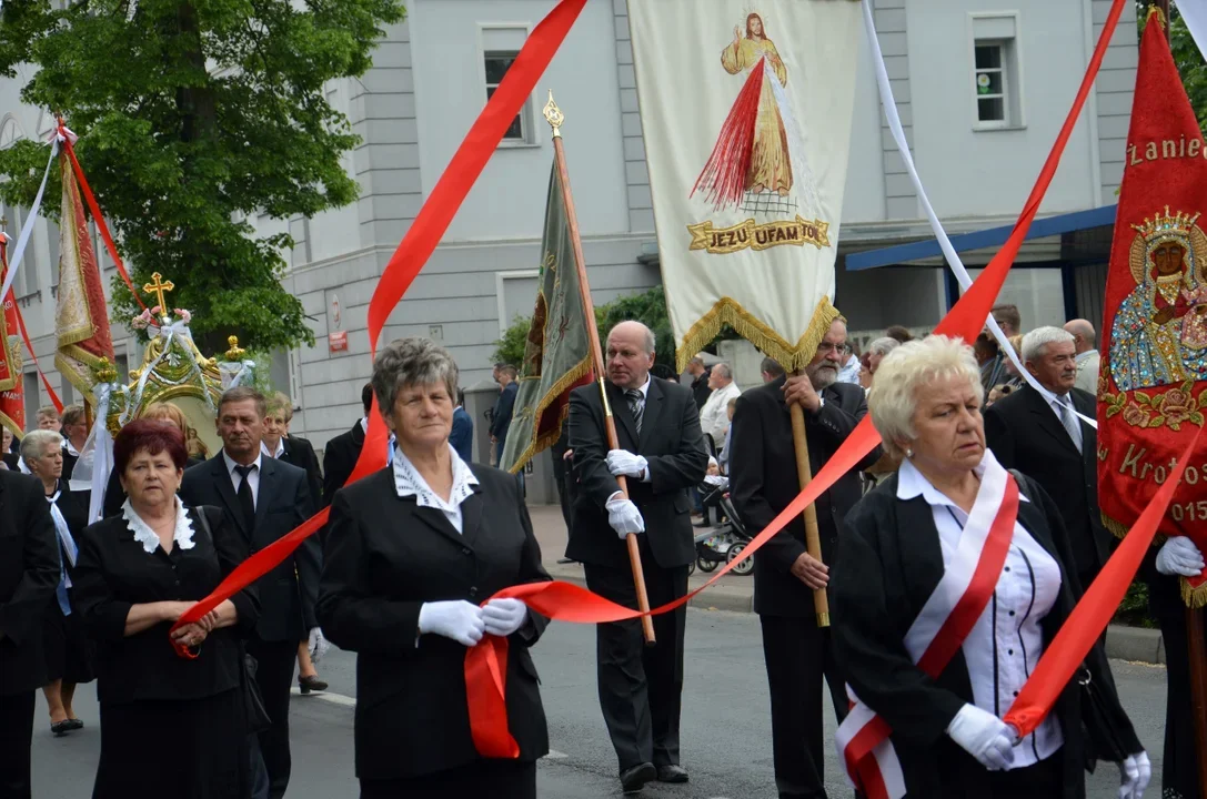 Procesja Bożego Ciała ulicami Krotoszyna w 2016 roku