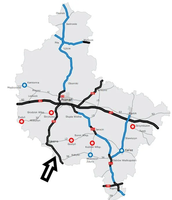 Droga ekspresowa S5 Poznań - Wrocław, w tym odcinek w powiecie rawickim