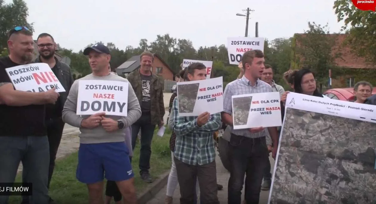 Protest przeciwko CPK - Roszków