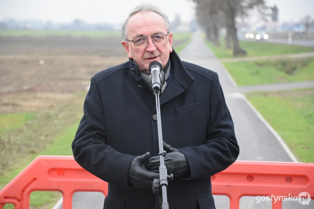 Otwarcie ścieżki pieszo-rowerowej Krobia-Żychlewo i Krobia-Kuczyna