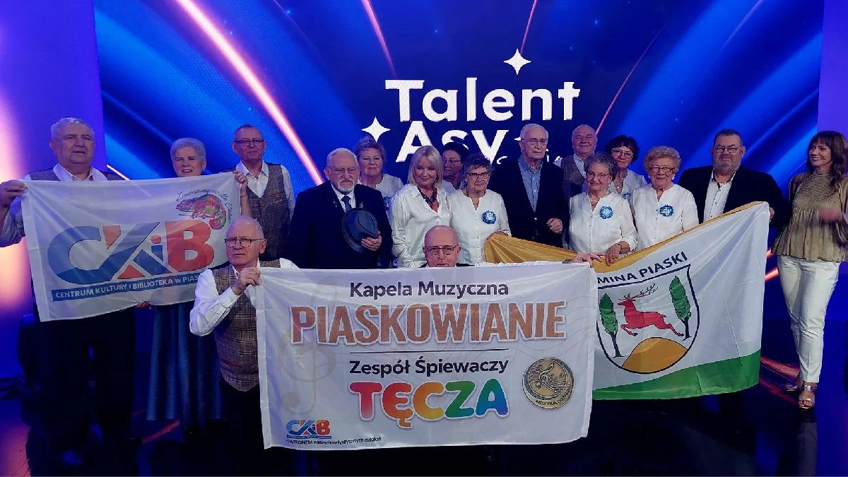 Piaskowianie i Tęcza już po występie w TalentAsy Senior. W najbliższy piątek fani zobaczą ich w telewizji - Zdjęcie główne