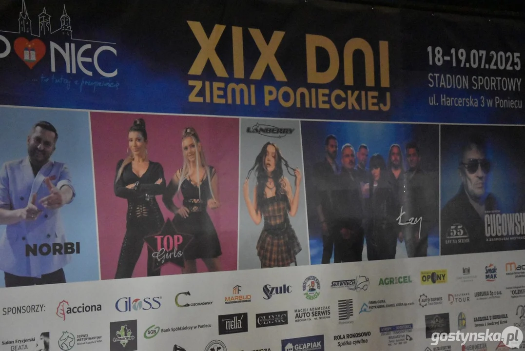 Dni Ponieca 2025 - koncerty Łzy i Krzysztofa Cugowskiego