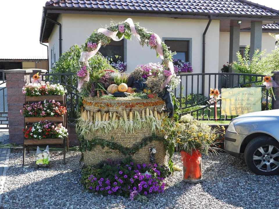 Witacze dożynkowe w Wycisłowie (gm. Borek Wlkp.)