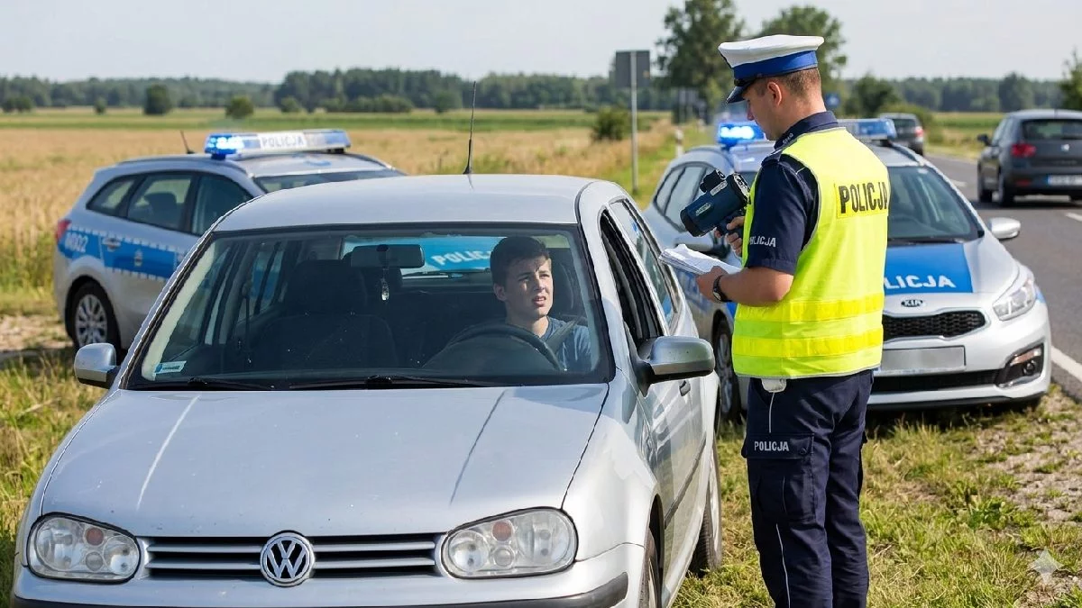 Osiemnastolatek stracił uprawnienia za "rażące przekroczenie dozwolonej prędkości"