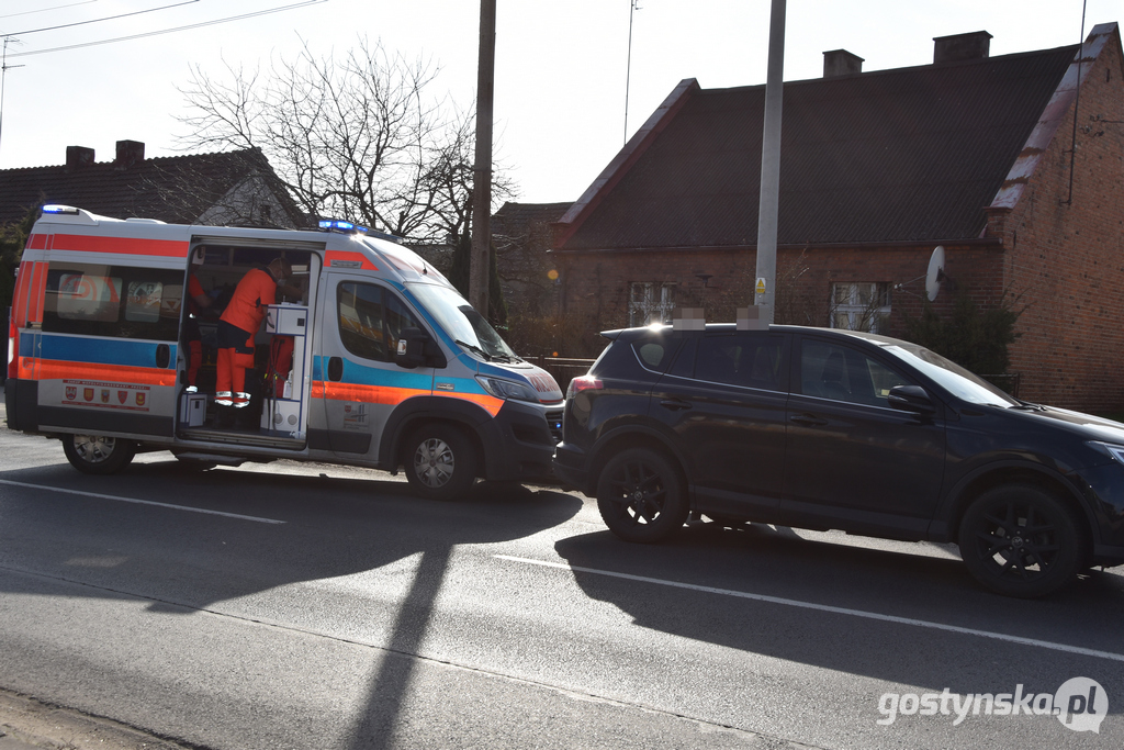 Wypadek na ul. Poznańskiej w Gostyniu