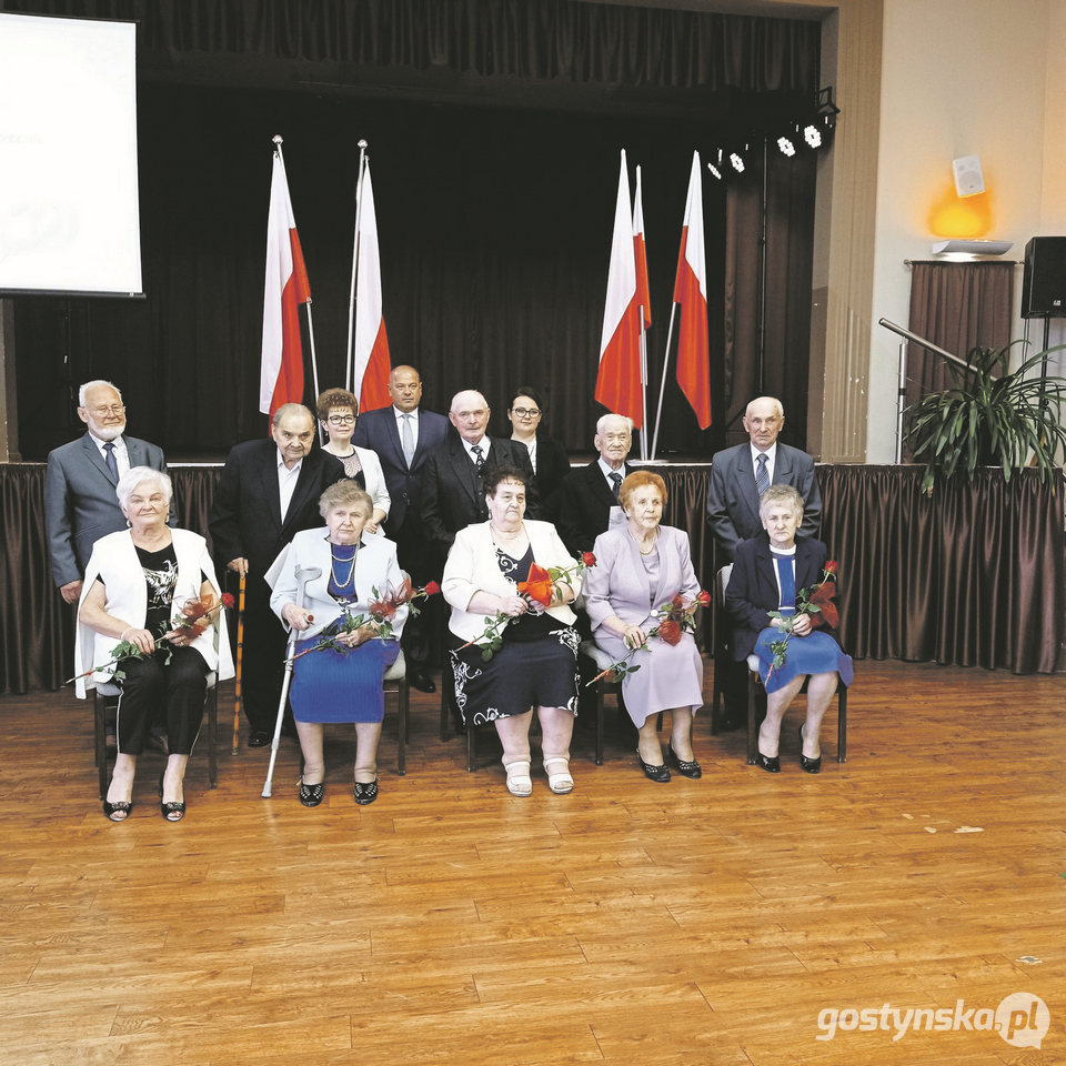 Jubileusz pożycia małżeńskiego w Borku Wlkp. - uroczyste wręczenie medali