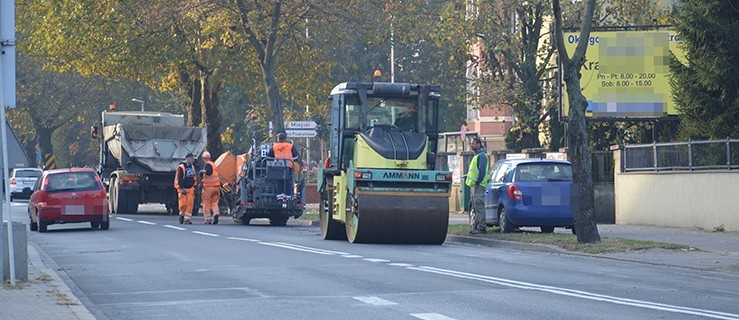 Prace drogowe w centrum miasta - Zdjęcie główne